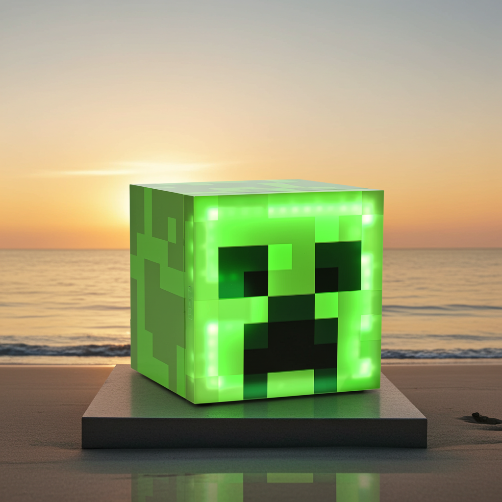 Minecraft Mini Refrigerador Green Creeper